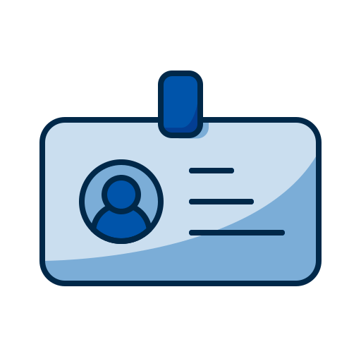 personalausweis Generic Blue icon