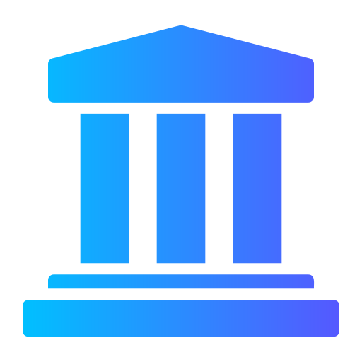 bank Generic Flat Gradient icon