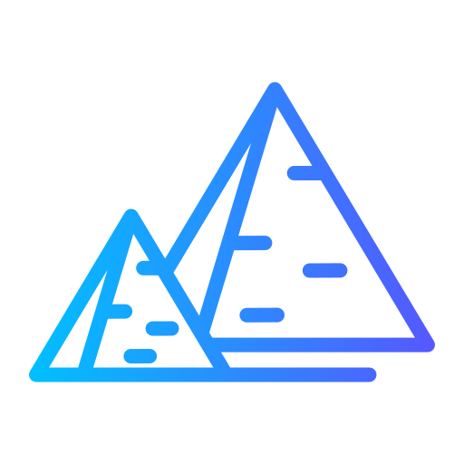 ピラミッド Generic Gradient icon