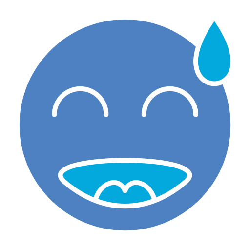 Embarrassed Generic Blue icon