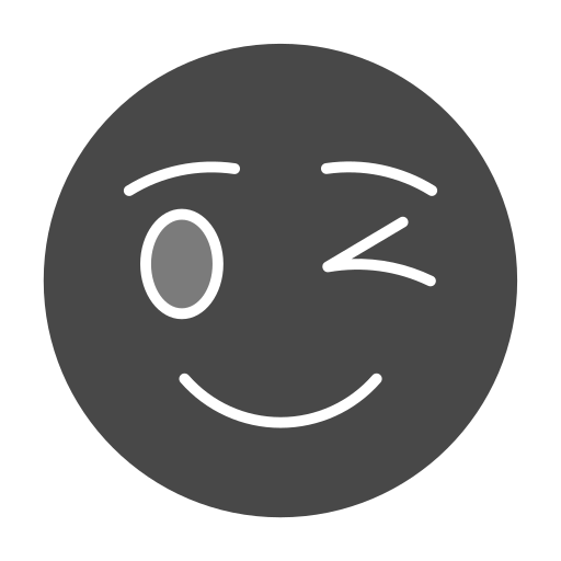 Wink Generic Grey icon