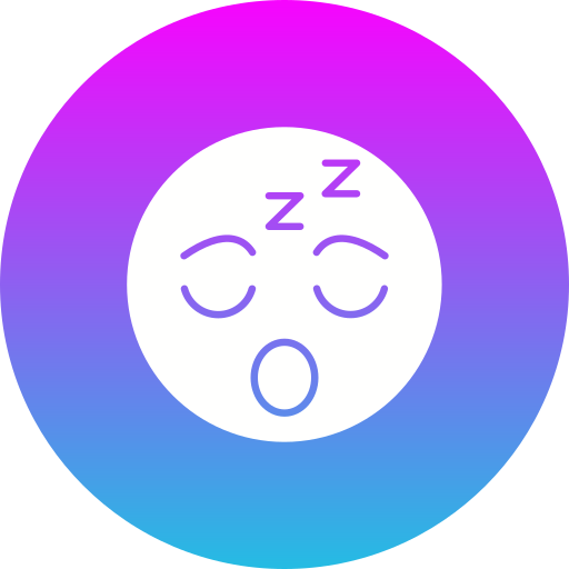 Sleepy Generic Flat Gradient icon