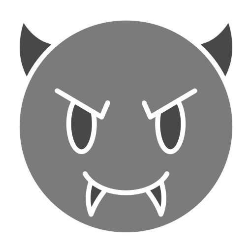 Devil Generic Grey icon