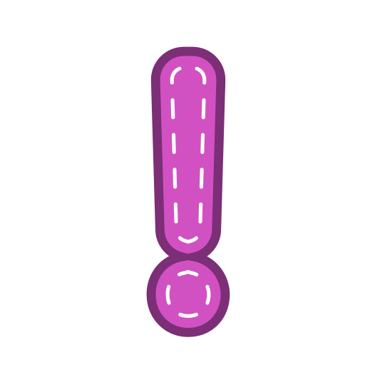 エクスクラメーション・マーク Generic Outline Color icon