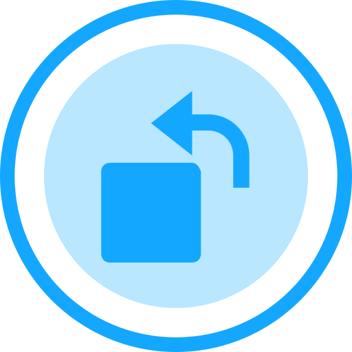 Clockwise Generic Blue icon