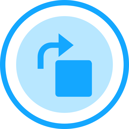 시계 방향 Generic Blue icon