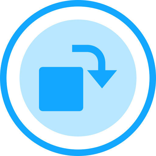 Clockwise Generic Blue icon