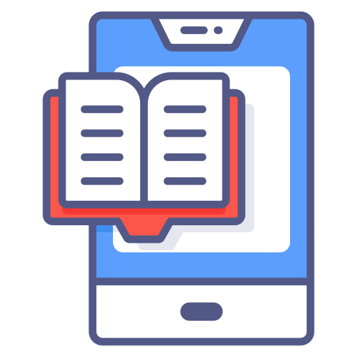 Online book Generic Outline Color icon