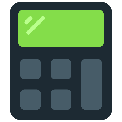 kalkulator Juicy Fish Flat ikona