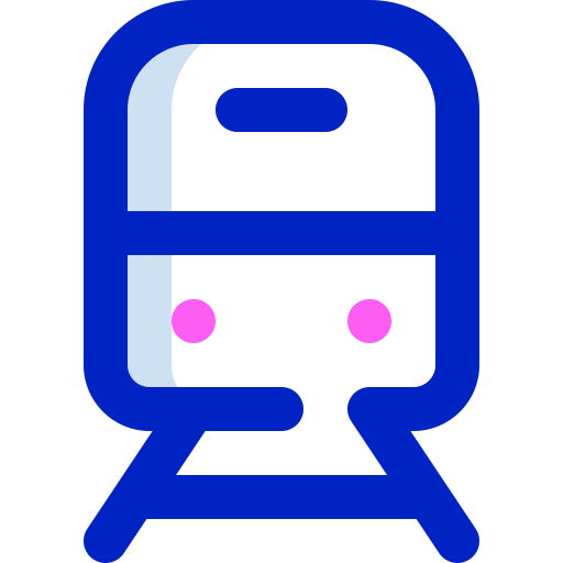 train Super Basic Orbit Color icon