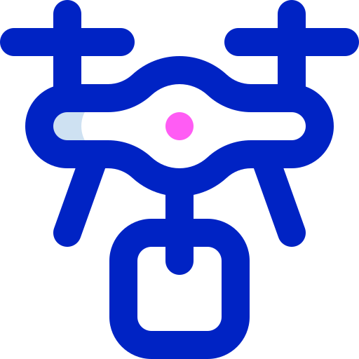 drone Super Basic Orbit Color icon