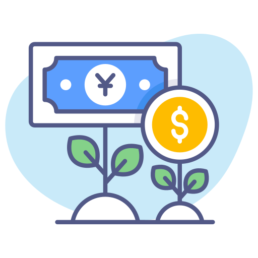 Money growth Generic Rounded Shapes icon