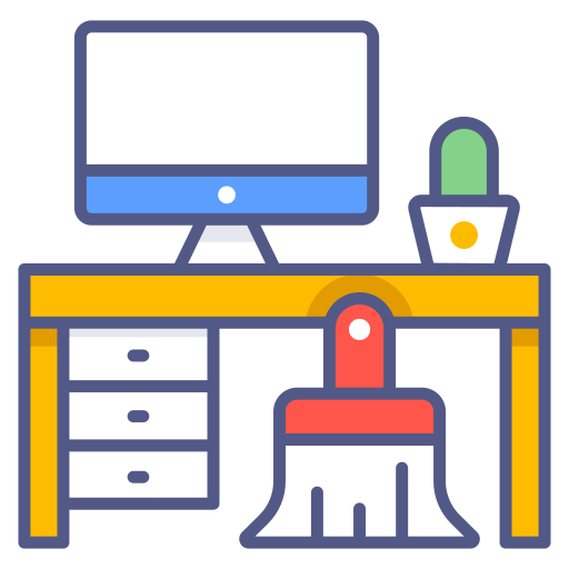 Office furniture Generic Outline Color icon