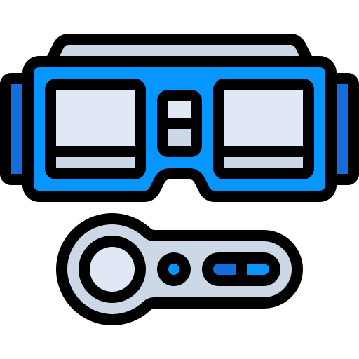 okulary 3d Generic Blue ikona