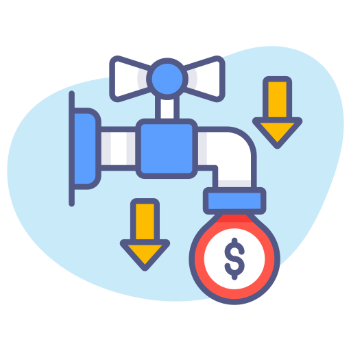 Money flow Generic Rounded Shapes icon