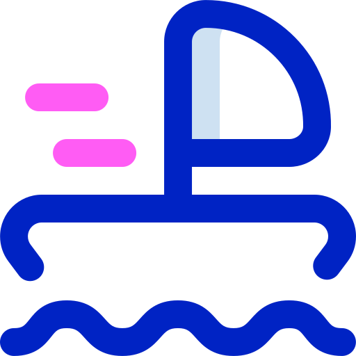 barca a vela Super Basic Orbit Color icona