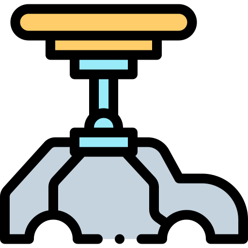 automobilbau Detailed Rounded Lineal color icon