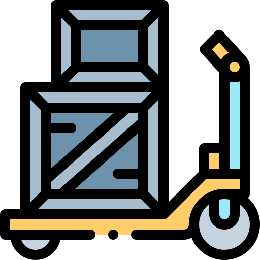 Transport Detailed Rounded Lineal color icon