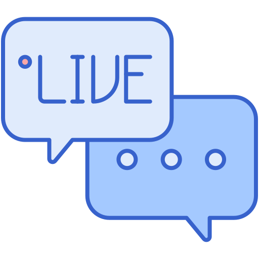 Live chat Generic Outline Color icon