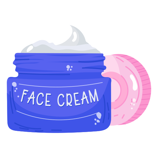 crème pour le visage Generic Flat Icône