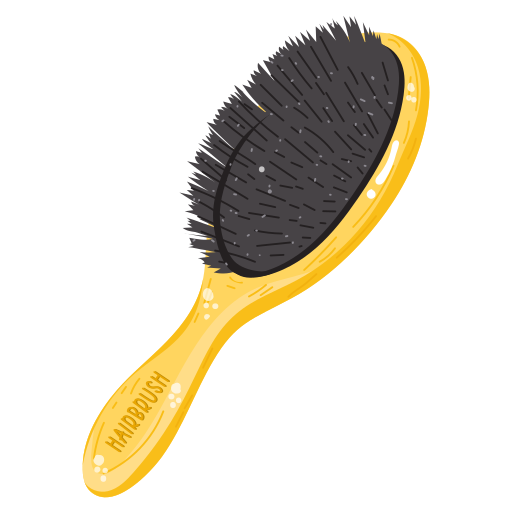 brosse à cheveux Generic Flat Icône