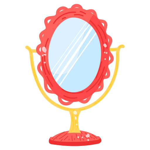 espelho de maquiagem Generic Flat Ícone
