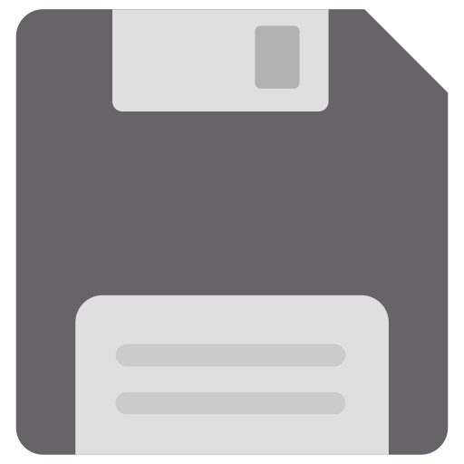 Floppy disk Generic Flat icon