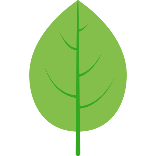 groen blad Generic Flat icoon