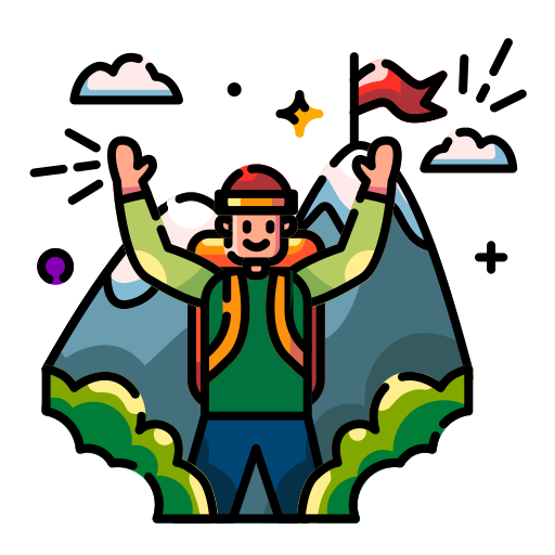 wandern Generic Outline Color icon