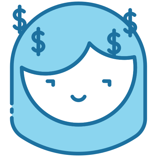Greed Generic Blue icon