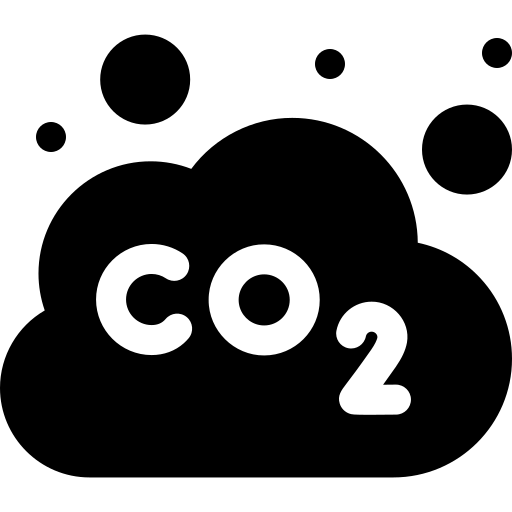 co2 Basic Rounded Filled Icône