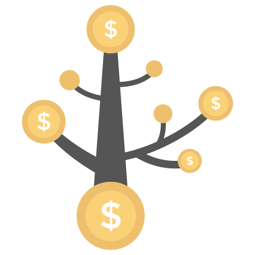 Money tree Generic Flat icon