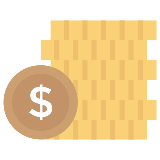 monedas de dolar Generic Flat icono