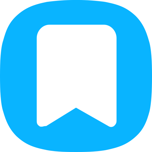 bladwijzer Generic Blue icoon