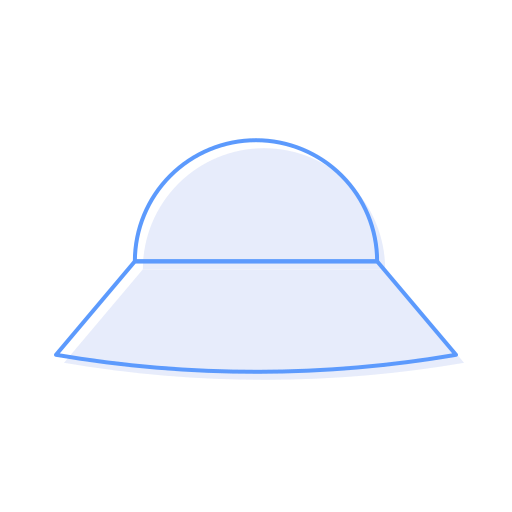cappello da sole Generic Blue icona