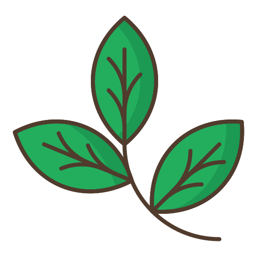 hojas de rama edt.im Lineal color icono