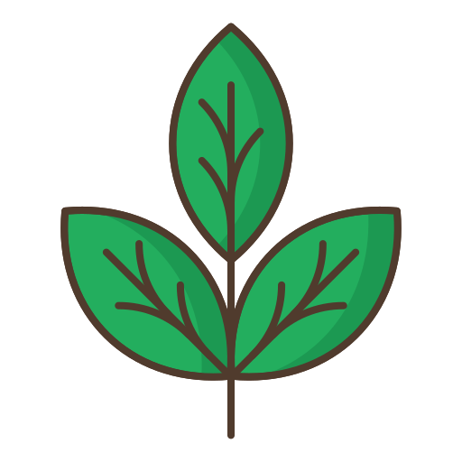 hojas de rama edt.im Lineal color icono