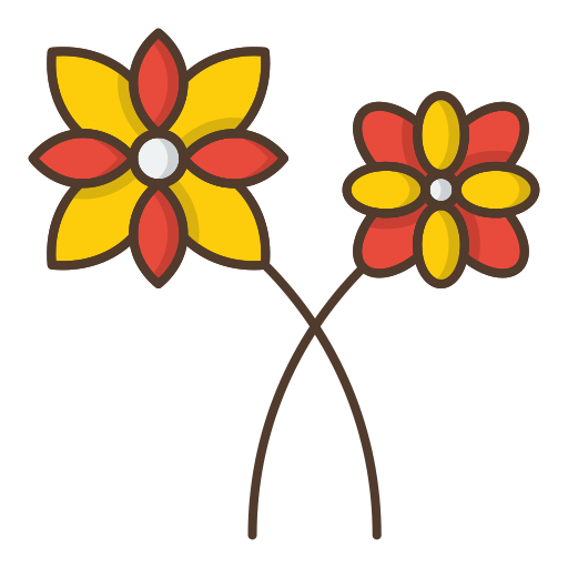 fiori edt.im Lineal color icona