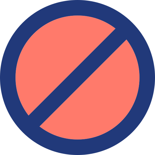 Restriction Generic Outline Color icon