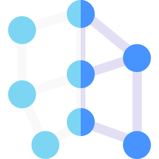 structure de données Basic Rounded Flat Icône