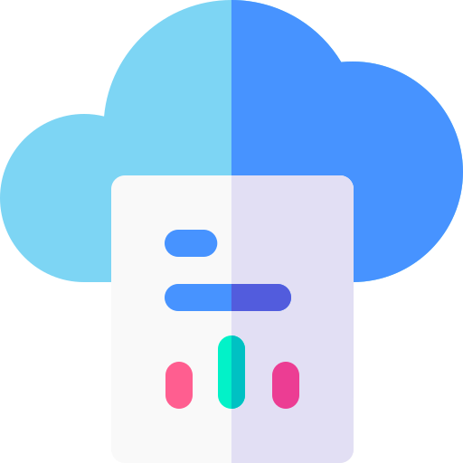 cloud-daten Basic Rounded Flat icon