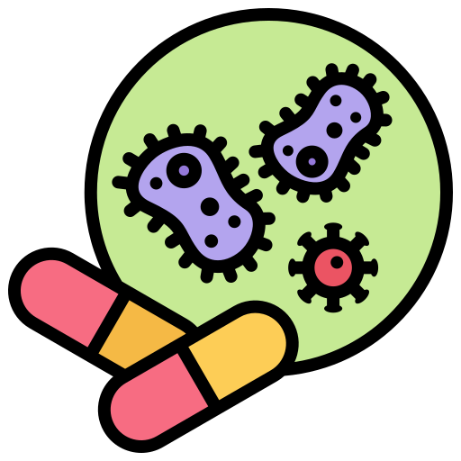 antybiotyk Generic Outline Color ikona