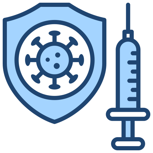 Vaccination Generic Blue icon