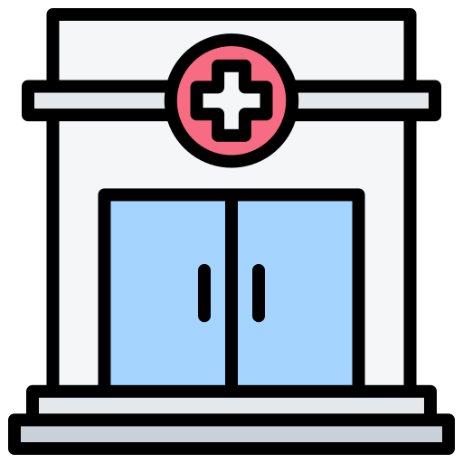 診療所 Generic Outline Color icon