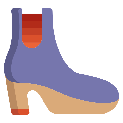 Обувь Generic color fill иконка