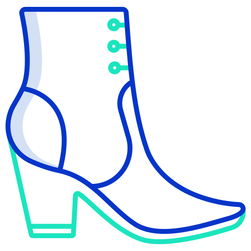 Footwear Generic color outline icon