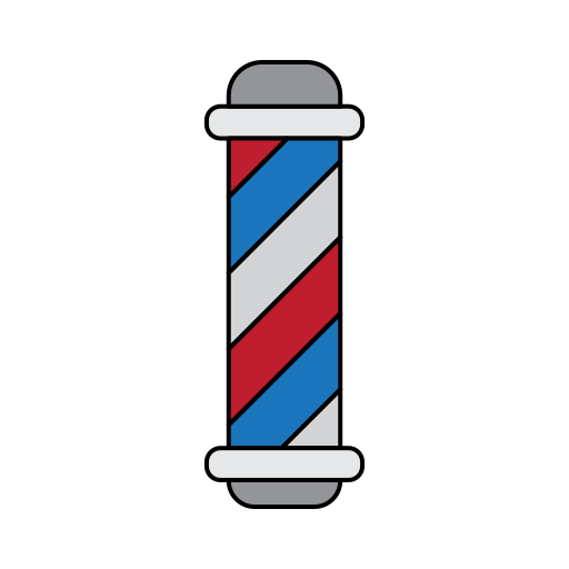 palo del barbiere Generic Outline Color icona