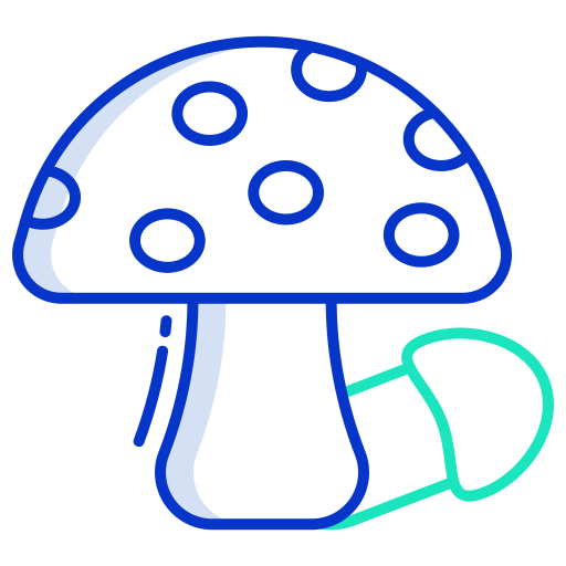 fungo Generic color outline icona