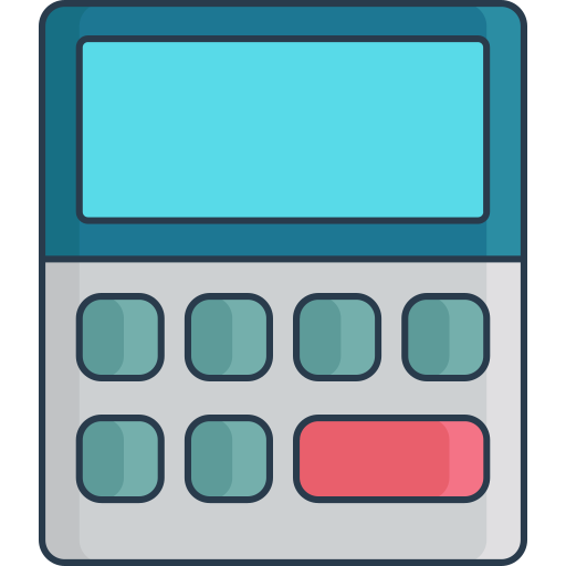 Calculator Generic Outline Color icon