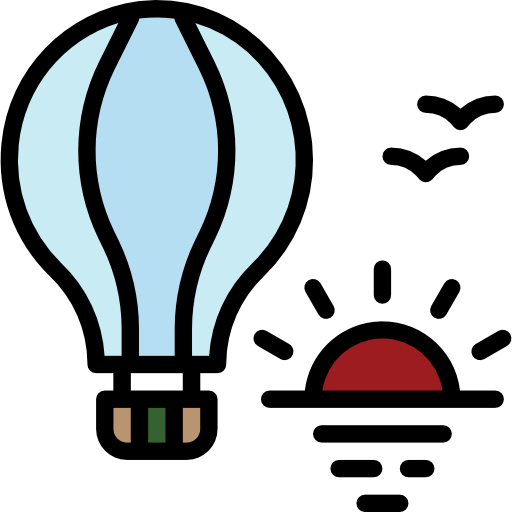 Air balloon PongsakornRed Lineal Color icon